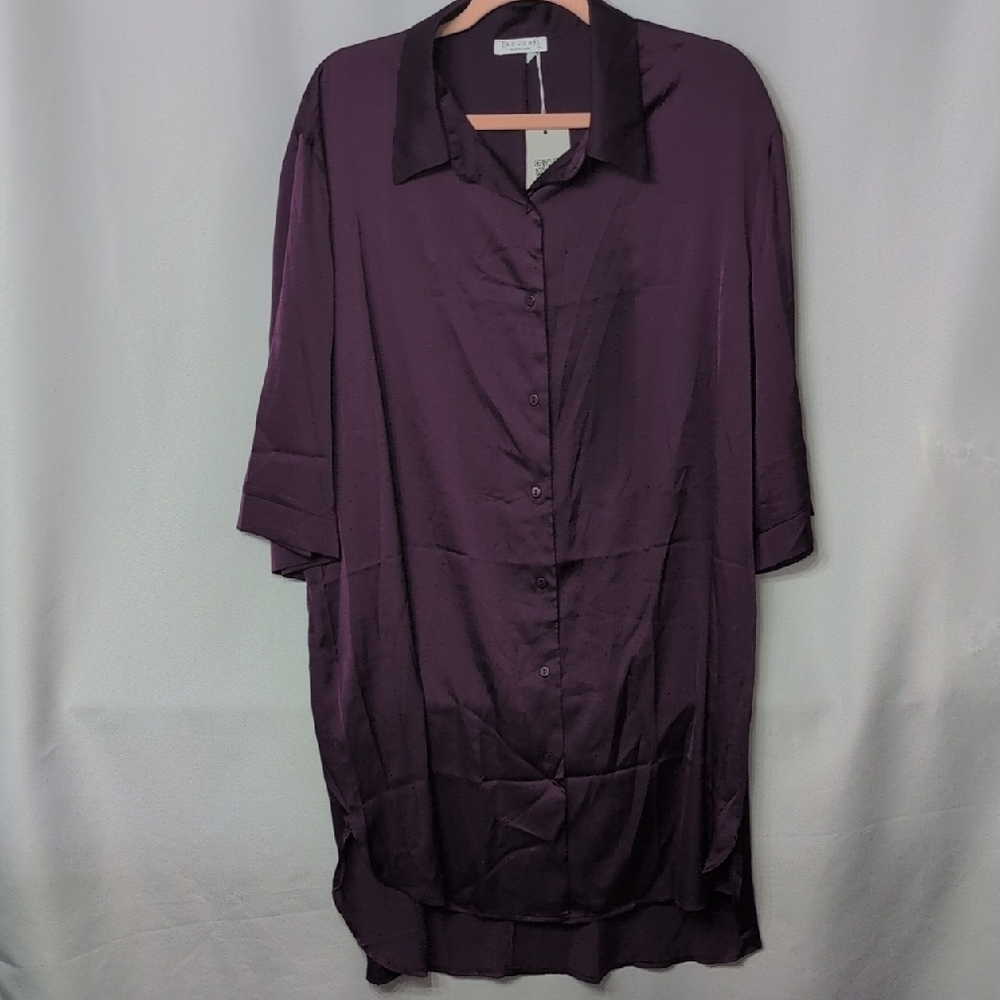 Elegant Purple Midi Dress